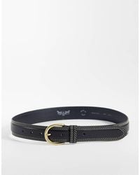 Levi's - Olivia Classic Feather Edge Ather Belt - Lyst
