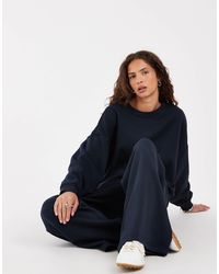 Pieces - Sweat-shirt oversize d'ensemble - Lyst