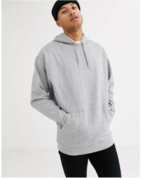asos oversized longline hoodie with marble print