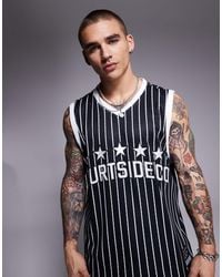 Courtside - Log Detail Oversized Vest - Lyst