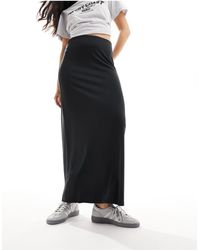 Monki - Super Soft Maxi Skirt - Lyst