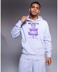 Nike - Sudadera Con Capucha Y Estampado Gráfico De Club-Morado - Lyst