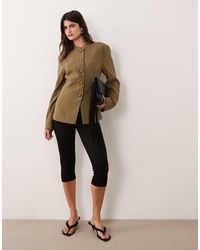 ASOS - Getailleerd Drummerjack - Lyst