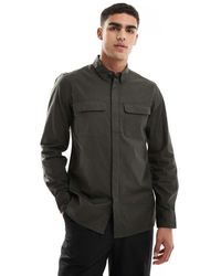 French Connection - French Connection Shirt With Double Breast Pockets - Lyst