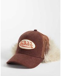 Von Dutch - Trapper Faux Fur Cap - Lyst