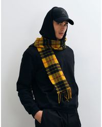 Fred Perry - Schal aus lammwolle mit tartanmuster - Lyst