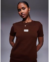 ASOS - Weekend Collective Co-ord Knitted T-shirt - Lyst