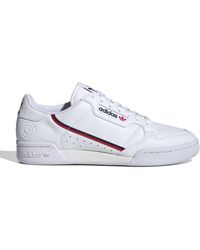 adidas Originals Leather Continental 80's Tfl Piccadilly Jubilee Line  Trainers in White for Men | Lyst UK