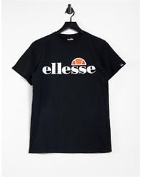 ellesse crop top black