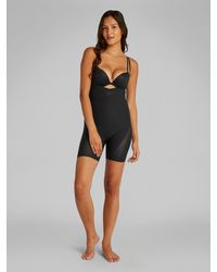 Calvin Klein - Shapewear - short sculptant ferme en tulle coupe string - Lyst