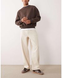 ASOS - Loose Textured Jeans - Lyst