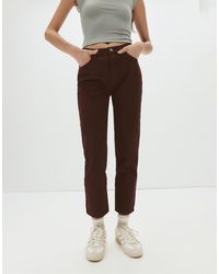 Pull&Bear - Mom-Fit Jeans Met Hoge Taille - Lyst