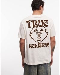 TRUE RELIGION - Logo Buddha Face T-shirt - Lyst