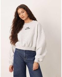 New Balance - Trackside Fleece Sweatshirt - Lyst