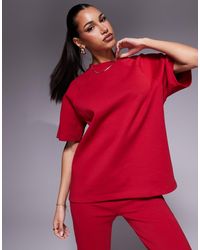 ASOS - T-shirt d'ensemble en maille interlock à manches raglan - Lyst