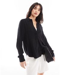SELECTED - Femme - camicia nera - Lyst