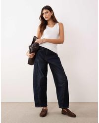 ARRANGE - Franklyn Seam Detail Barrel Jeans - Lyst