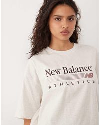 New Balance - Trackside Oversized T-Shirt - Lyst