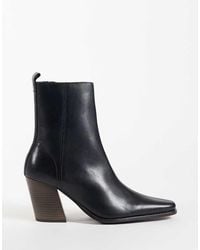 ASOS - Heeled Chelsea Boots With Natural Sole - Lyst