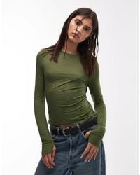 ASOS - – langärmliges, halbtransparentes, hautenges oberteil - Lyst