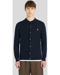 Lyle & Scott - Mid Knits Cotton Merino Knitted Shirt - Lyst
