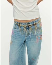 Desigual - Golden Chain Belt - Lyst
