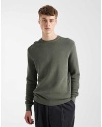 Only & Sons - Crew Neck Ribbed Sweatshirt - Lyst