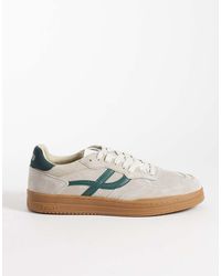 Pompeii UK - Pompeii Pippa Leather Lace Up Trainers - Lyst