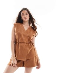 Object - – shorts zum reinschlüpfen aus wildlederimitat - Lyst