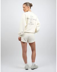 SIMMI - Back Embroidered Detail Oversized Sweatshirt - Lyst