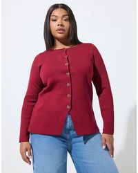 Yours Clothing - Long Sleeve Knitted Top - Lyst