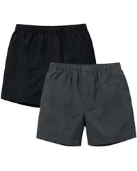 French Connection - 2 Pack Elasticated Swim Shorts - Lyst
