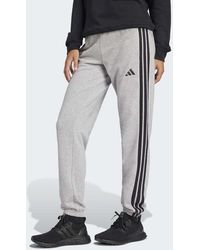 adidas - Essentials 3-Stripes French Terry Cuffed Pants - Lyst