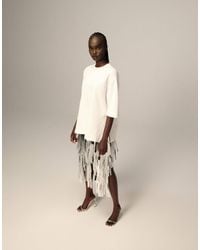 ARRANGE - Seam Detail Heavy Weight Oversized Tshirt - Lyst