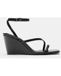Pull&Bear - Wedge Strap Sandals - Lyst