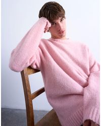 TOPMAN - Loose Knit Crew Jumper - Lyst
