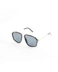 ASOS - Aviator Sunglasses With Smoke Lens And Detail Frame - Lyst