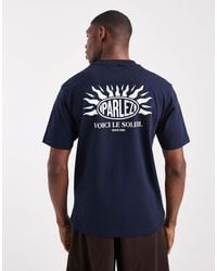 Parlez - Soleil Graphic Logo T-Shirt With Back Print - Lyst
