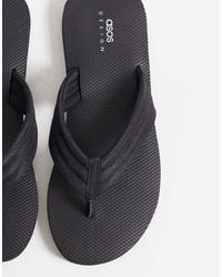 ASOS - Flip Flops With Grosgrain Strap - Lyst