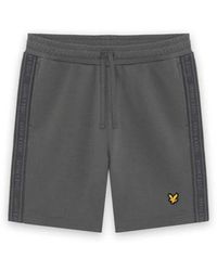 Lyle & Scott - Mid Bottoms Jacquard Tape Shorts - Lyst