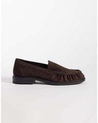 SEQWL - – cadilliac – penny-loafer-mules aus wildlederimitat - Lyst