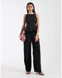 ONLY - Pull On Wide Leg Trousers Co-ord - Lyst
