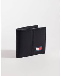 Tommy Hilfiger - Heritage Logo Leather Wallet With Coin Pocket - Lyst