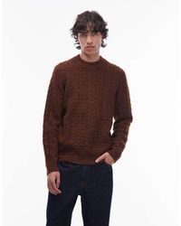 Wrangler - Cable Knit Jumper - Lyst