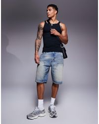 Good For Nothing - Short charpentier en jean style skateur - clair - Lyst