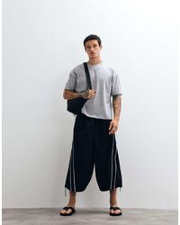 Collusion - Baggy Short Met 3/4 Lengte - Lyst