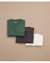 Abercrombie & Fitch - 3 Pack Icon Logo Henley Collar T-shirts - Lyst