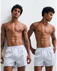 ASOS - 2 Pack Woven Boxers - Lyst