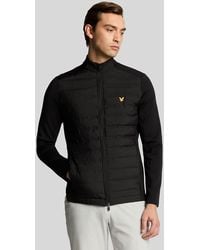 Lyle & Scott - Light Jackets Hybrid Quilted Full Zip Golf Jacket - Lyst