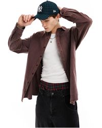 Collusion - Washed Twill Oversized Shirt - Lyst